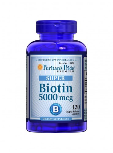 BIOTIIN (B-7 vitamiin) - 60 kapslit (5000 mcg.)